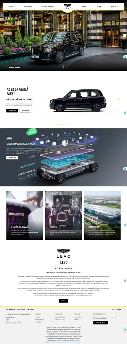 Levc Turkey Web Tasarimi