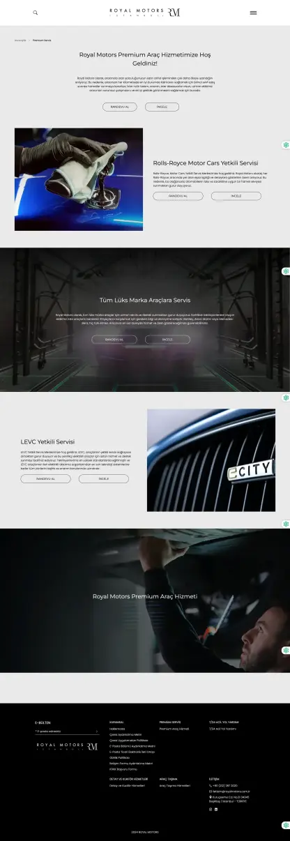 Royal Motors Web Tasarim 3