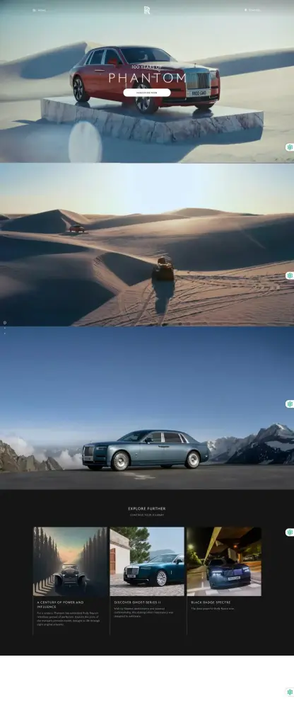 Web Tasarim Rolls Royce