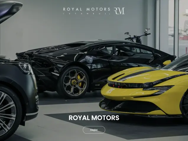Royal Motors Web Tasarım