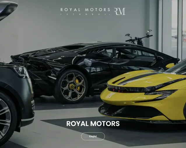 Royal Motors Web Tasarım