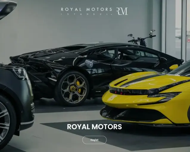 Royal Motors Web Tasarım